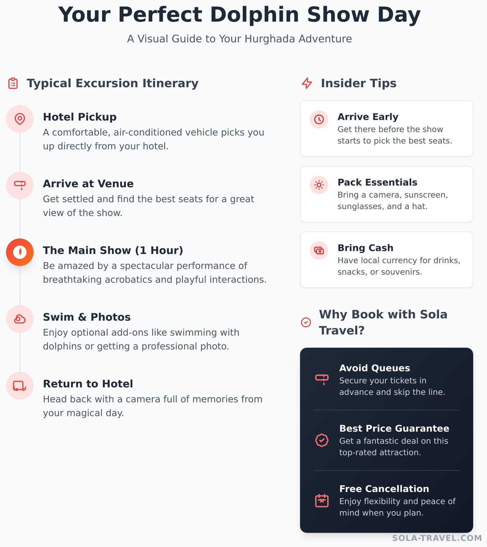 Dolphin Show Hurghada: A Magical Family Day Out - Infographic