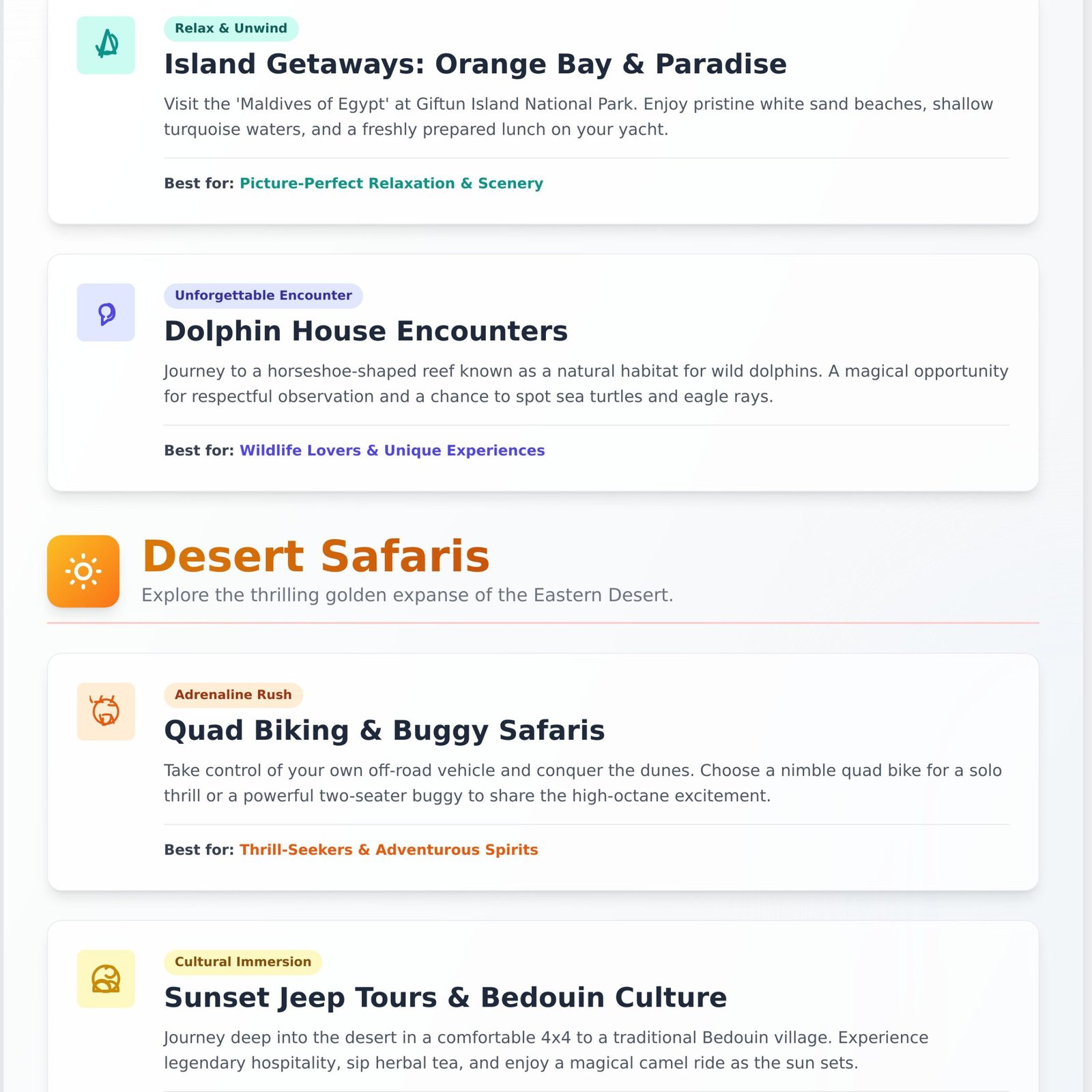 The Ultimate Guide to Tours in Hurghada (2026) - Infographic